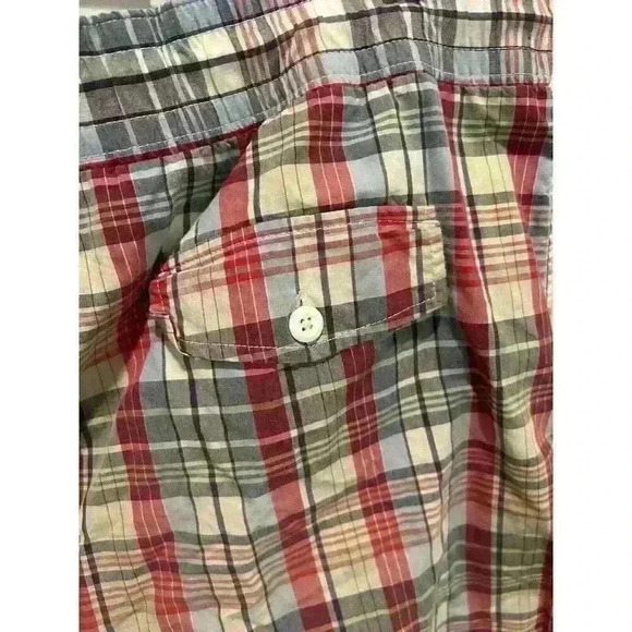 J. Crew The Original Shortboard Short Men LG Plaid Mesh Lined Swim Trunk Pockets - Picture 6 of 6